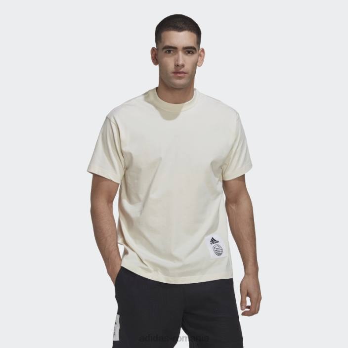 Adidas tricou sport cu insignă mare nevopsită (neutru de gen) bărbați nevopsit 2JBN20254