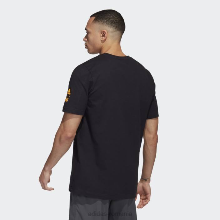 Adidas tricou stilat penguins playmaker multi bărbați negru/multi 2JBN20165