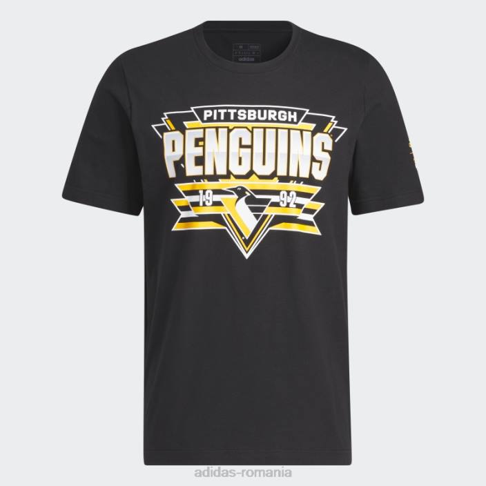 Adidas tricou stilat penguins playmaker multi bărbați negru/multi 2JBN20165