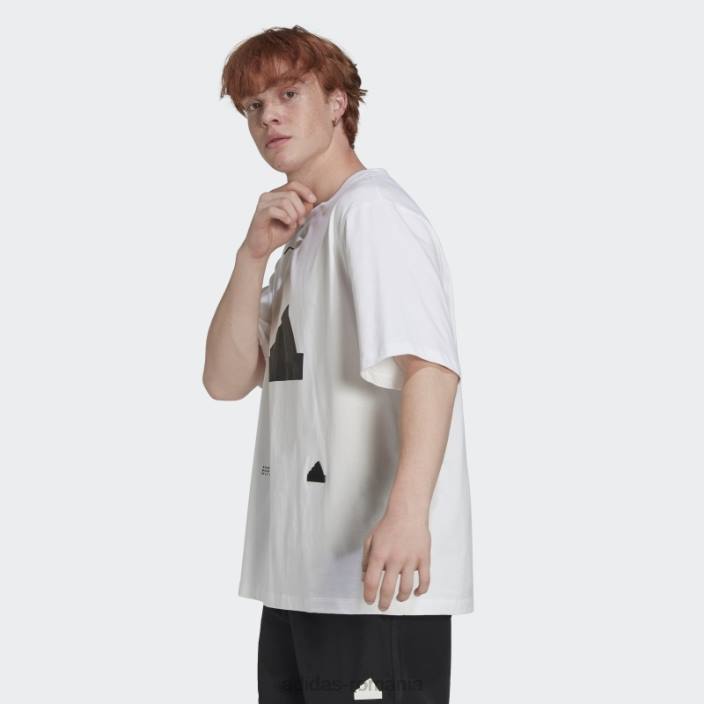 Adidas tricou supradimensionat alb adidas bărbați alb 2JBN20202