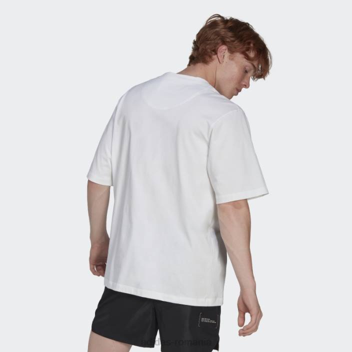Adidas tricou supradimensionat alb adidas bărbați alb 2JBN20202