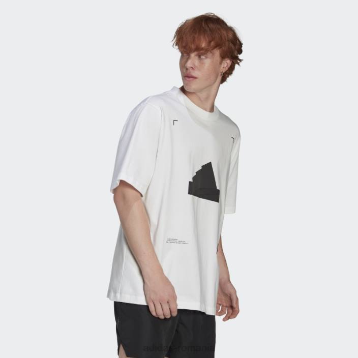 Adidas tricou supradimensionat alb adidas bărbați alb 2JBN20202