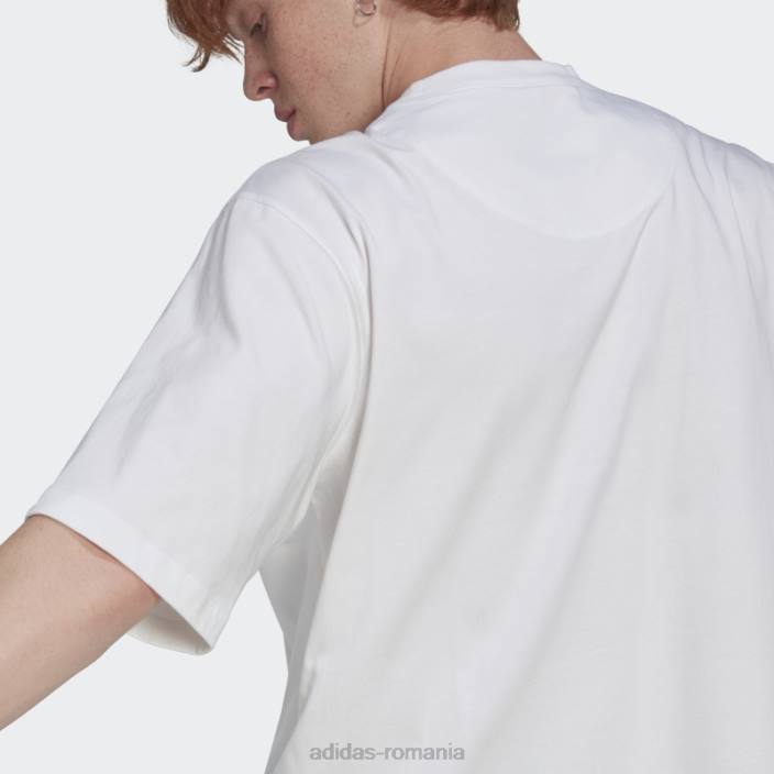 Adidas tricou supradimensionat alb adidas bărbați alb 2JBN20202