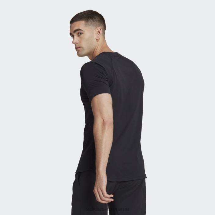 Adidas tricou tenis new york freelift negru bărbați negru 2JBN20210