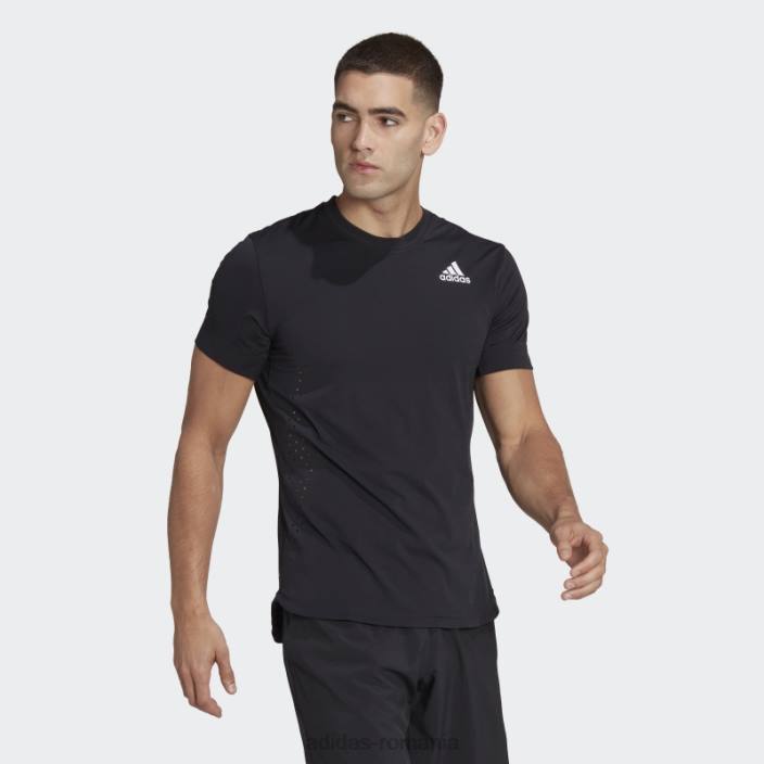 Adidas tricou tenis new york freelift negru bărbați negru 2JBN20210