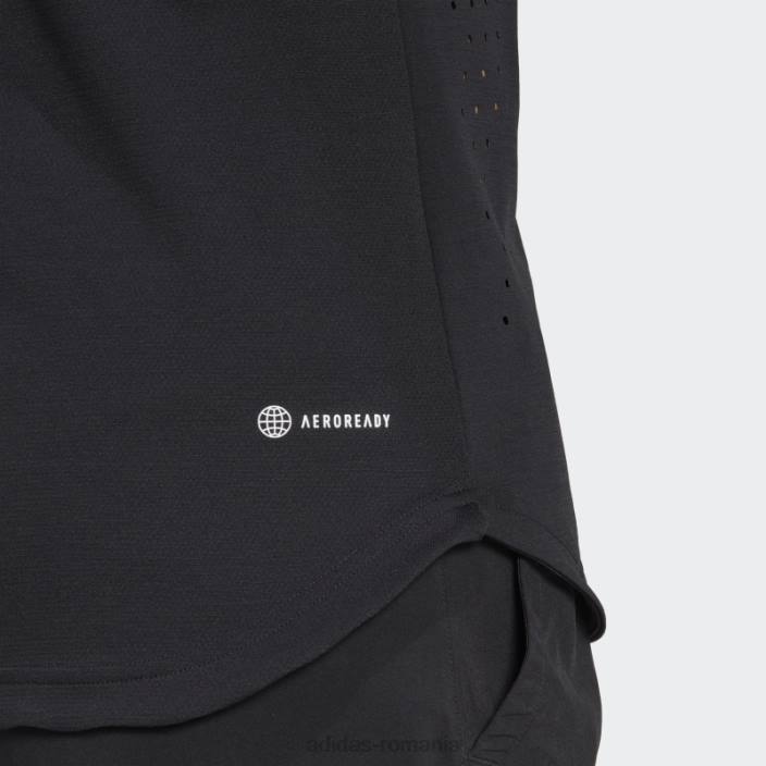 Adidas tricou tenis new york freelift negru bărbați negru 2JBN20210