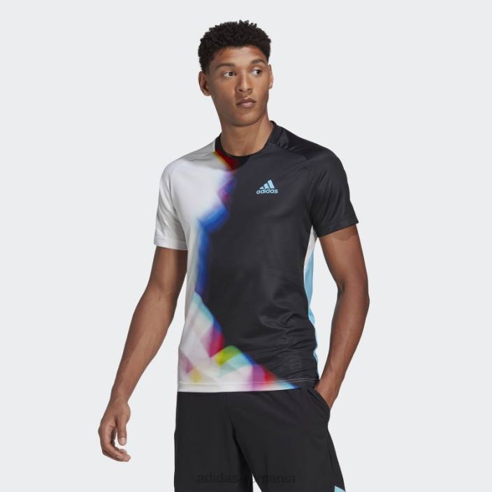 Adidas tricou tenis wc alb adidas bărbați alb negru 2JBN20286