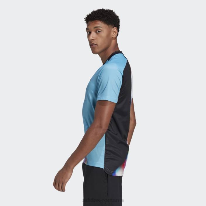 Adidas tricou tenis wc alb bărbați alb/cian 2JBN20198