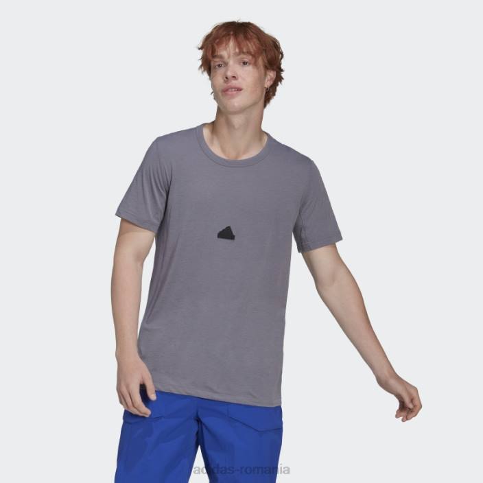 Adidas tricou trace gri adidas bărbați urmă gri 2JBN20622