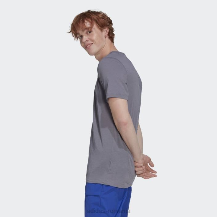 Adidas tricou trace gri adidas bărbați urmă gri 2JBN20622