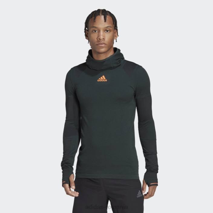 Adidas verde x-city cu mânecă lungă bărbați verde/negru 2JBN20488