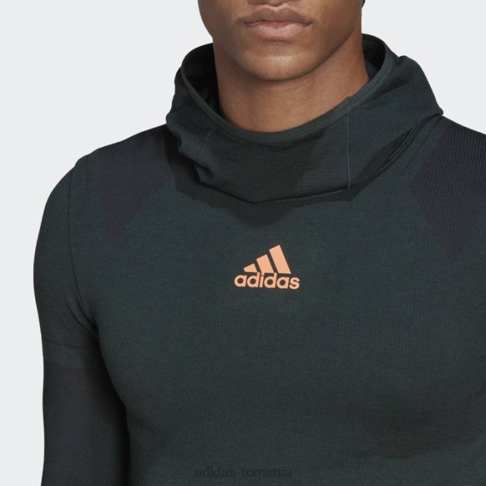 Adidas verde x-city cu mânecă lungă bărbați verde/negru 2JBN20488