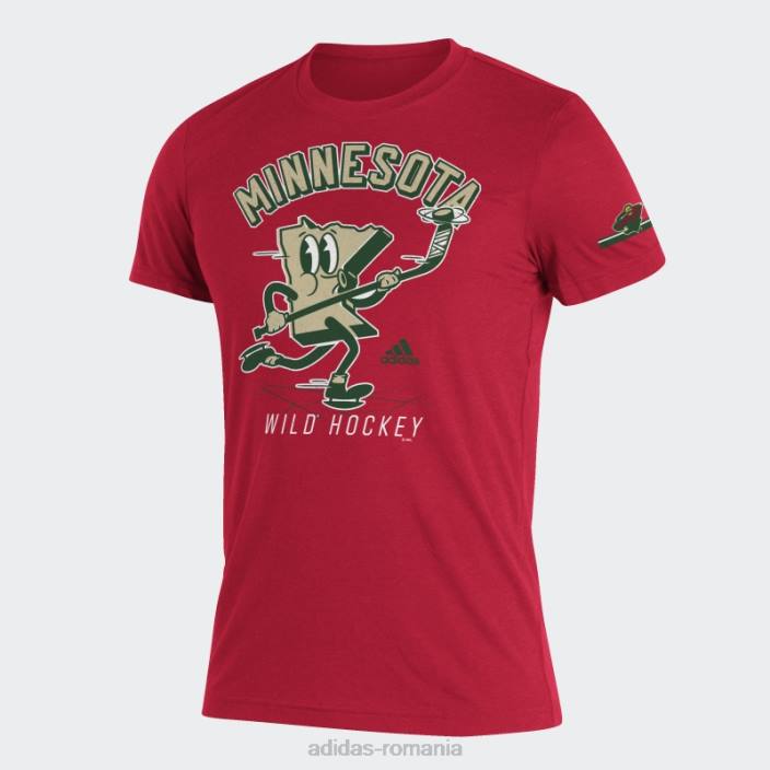 Adidas wild tee red mel bărbați red mel/multi 2JBN20486