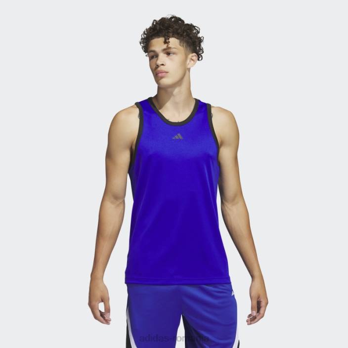 Adidas blue legends baschet 3-stripe tank top fashion bărbați albastru/negru 2JBN20538
