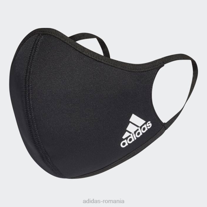 Adidas huse de față 3-pachet m/l negru unisex negru 2JBN1916