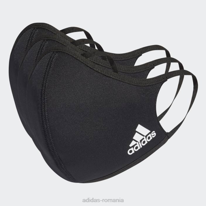 Adidas huse de față 3-pachet m/l negru unisex negru 2JBN1916