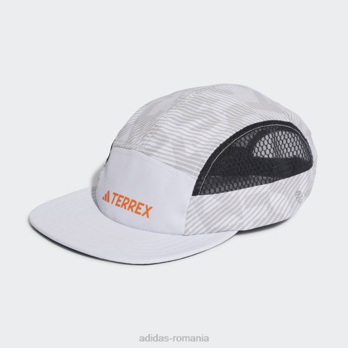 Adidas terrex heat.rdy șapcă grafică cu 5 panouri alb adidas unisex alb/negru/portocaliu 2JBN15594