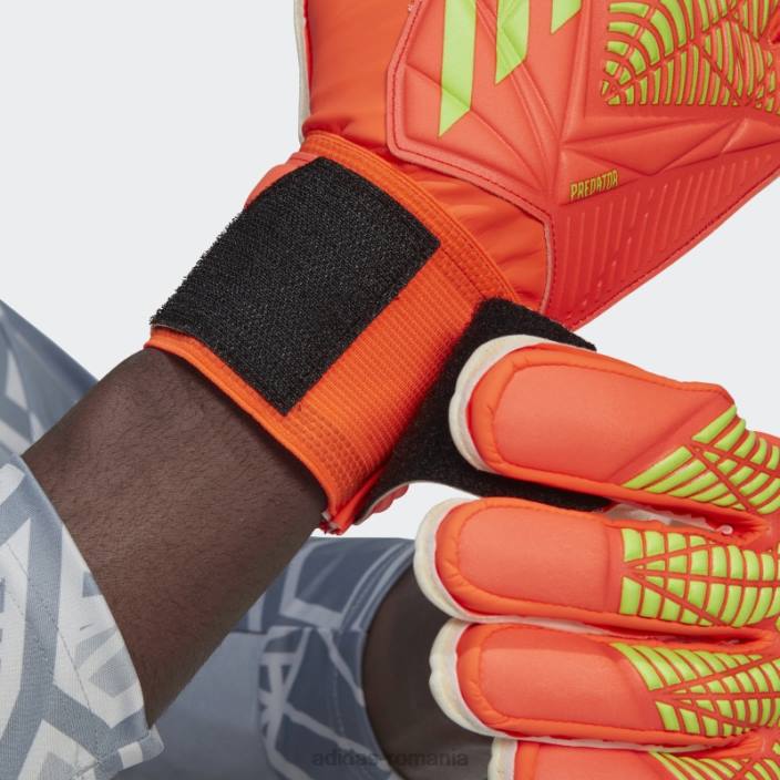 Adidas predator edge mănuși de meci roșii unisex rosu verde 2JBN21590