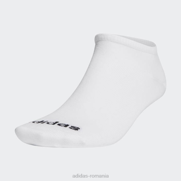 Adidas ciorapi decoltati 3 perechi albi unisex alb negru 2JBN1934