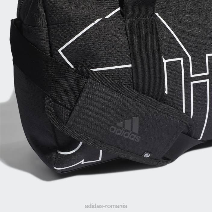 Adidas insigna neagră a geantă sport mic unisex alb negru 2JBN1913