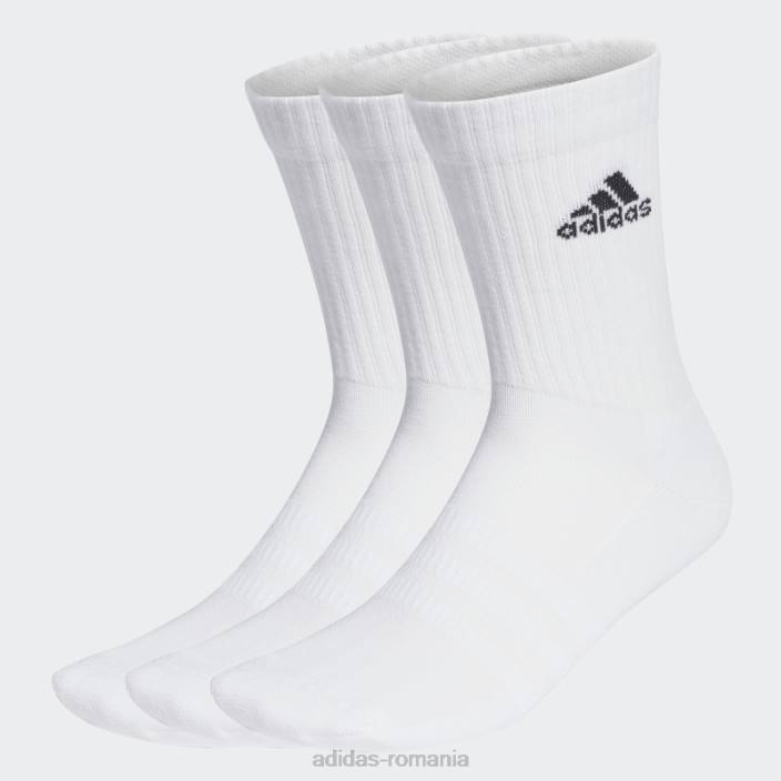 Adidas șosete cu perne de echipaj 3 perechi negre fierbinți unisex alb negru 2JBN1735