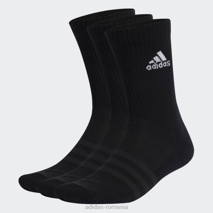 Adidas șosete eleganti, cu perne, 3 perechi albi unisex alb negru 2JBN1733