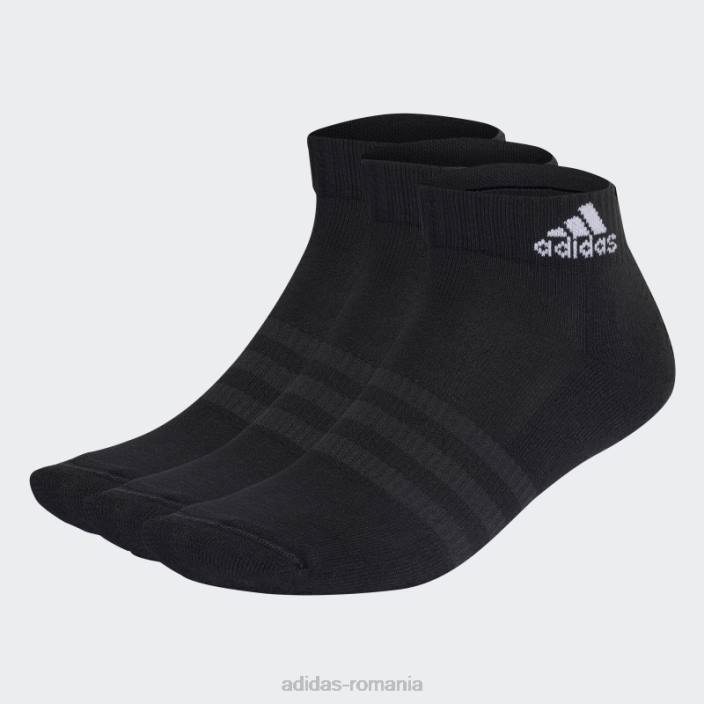 Adidas șosete negri îmbrăcăminte sport cu perne 3 perechi unisex alb negru 2JBN1721