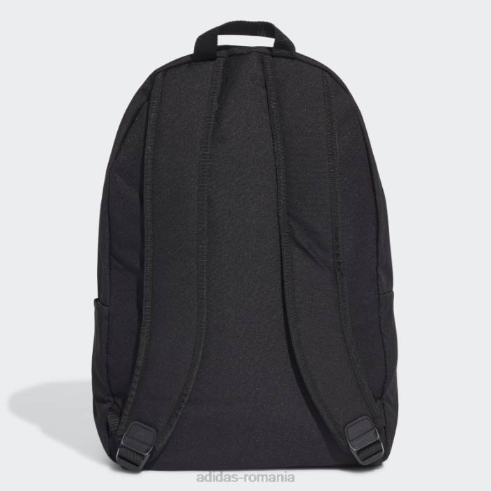 Adidas rucsac clasic cu 3 dungi alb fierbinte unisex alb negru 2JBN1935