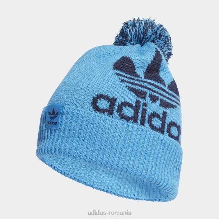 Adidas adicolor archive bobble beanie albastru unisex albastru/noapte indigo 2JBN7712