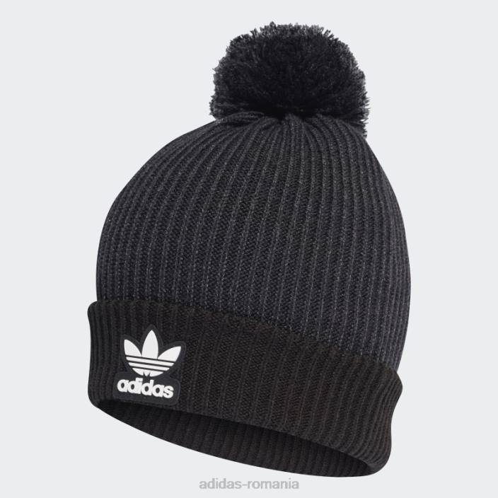 Adidas adicolor collegiate pom beanie negru unisex negru 2JBN7783