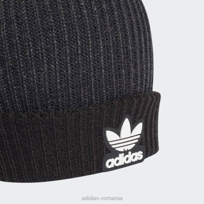 Adidas adicolor collegiate pom beanie negru unisex negru 2JBN7783