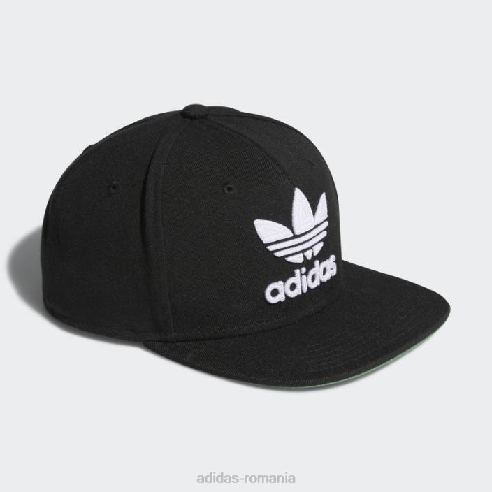 Adidas șapcă cu snap-back cu lanț trefoil alb unisex alb negru 2JBN7395