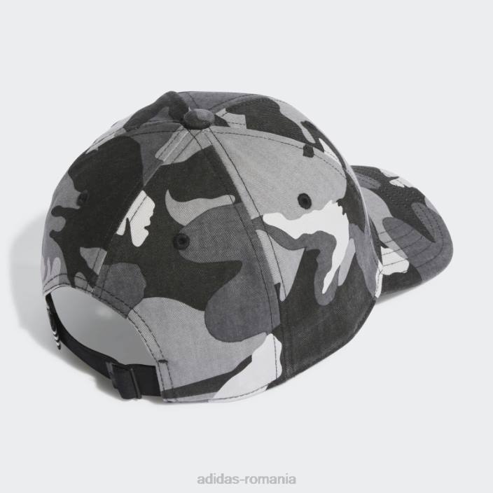 Adidas șapcă de baseball camo neagră unisex negru 2JBN15346