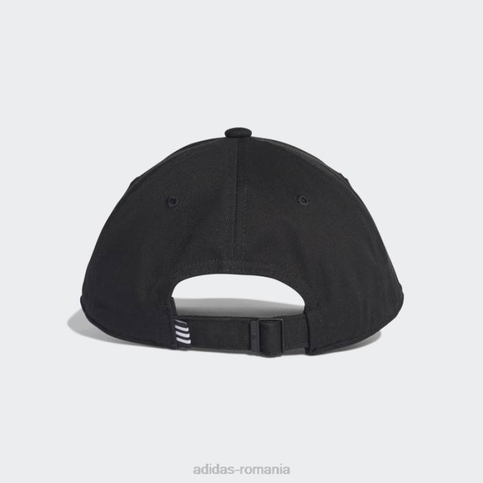 Adidas șapcă de baseball trefoil neagră unisex alb negru 2JBN8062