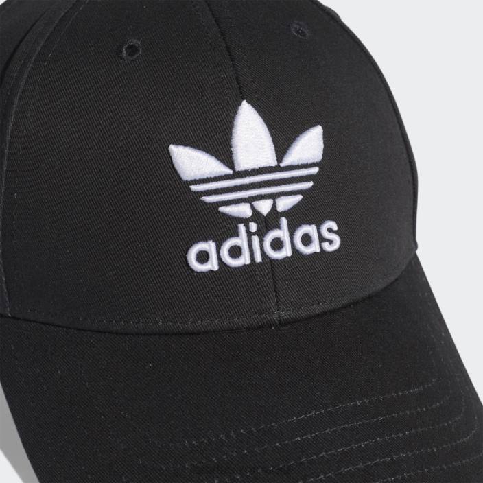 Adidas șapcă de baseball trefoil neagră unisex alb negru 2JBN8062