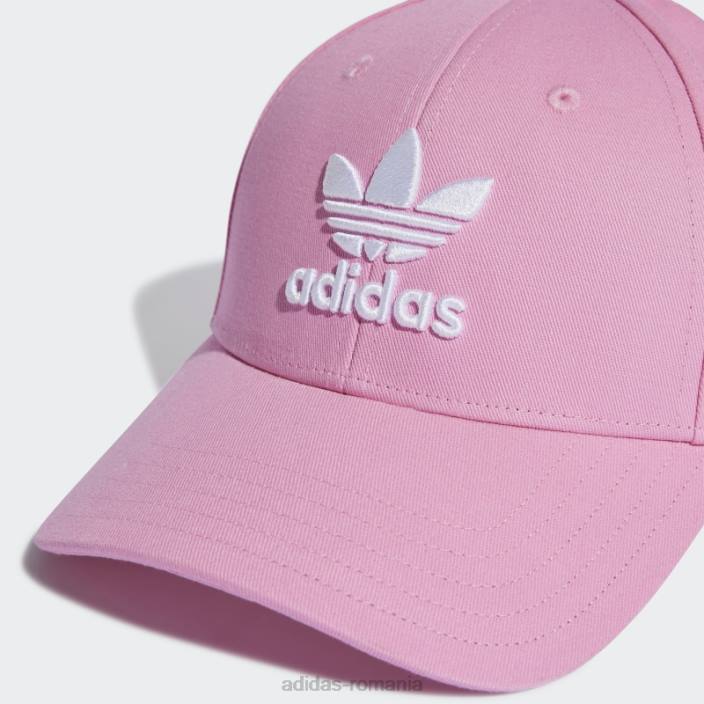 Adidas șapcă de baseball trefoil roz unisex roz 2JBN7738