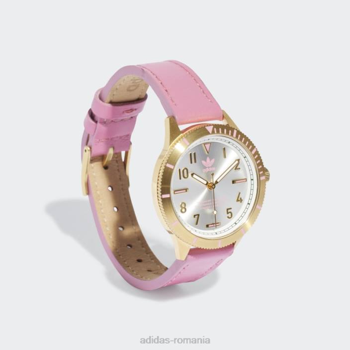 Adidas aur metalic editie trei ceas mic adidas unisex auriu metalic/roz 2JBN15801
