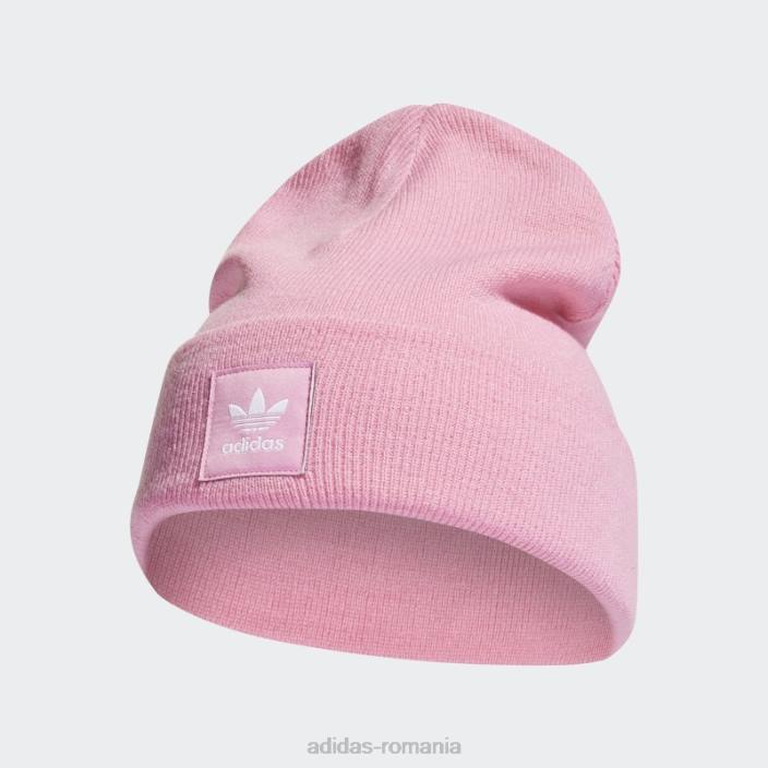 Adidas beanie roz adicolor cu manșetă adidas unisex roz 2JBN8133