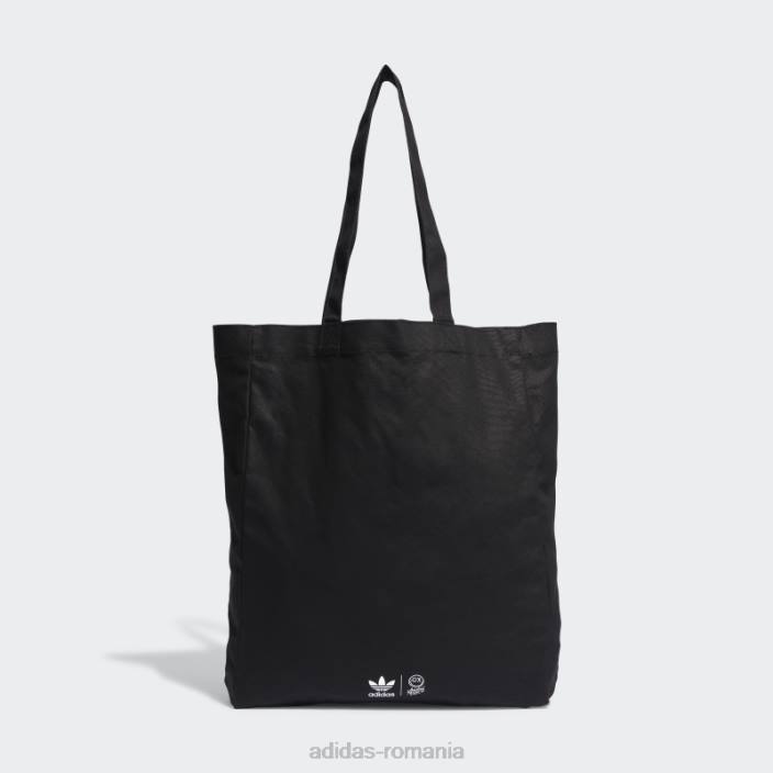 Adidas black originals x andré saraiva shopper bag fashion unisex negru 2JBN7855
