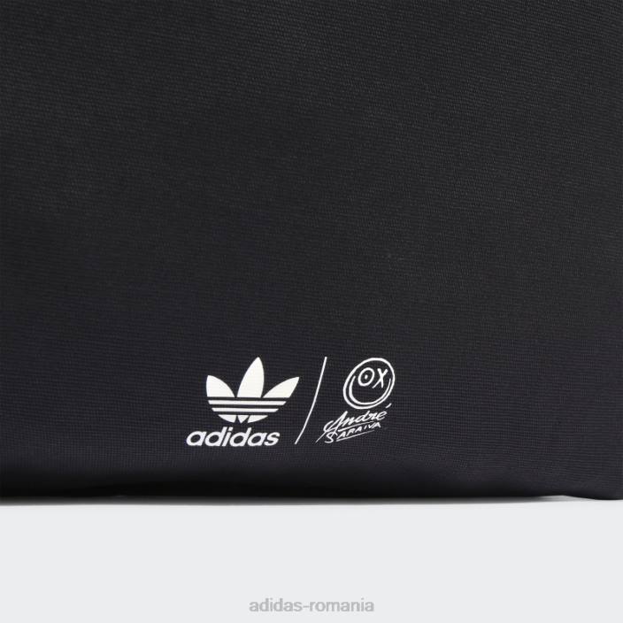 Adidas black originals x andré saraiva shopper bag fashion unisex negru 2JBN7855