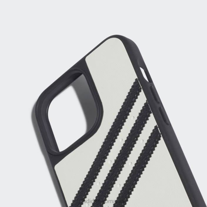 Adidas carcasa alba sau mulata pu pentru iphone 13/13 pro fashion unisex alb negru 2JBN7801