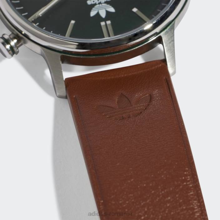 Adidas code one chrono l ceas maro unisex argintiu/maro 2JBN7872