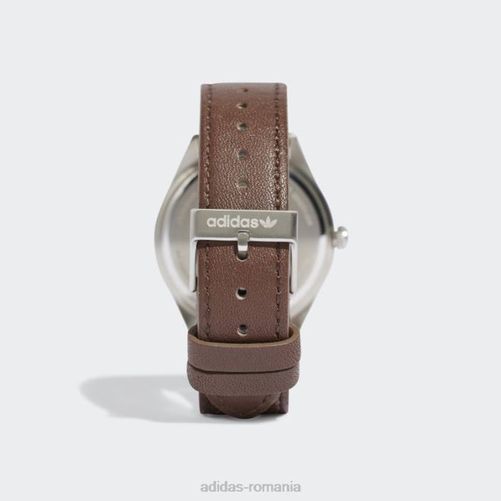 Adidas editia trei ceas argintiu unisex argintiu/maro 2JBN15811