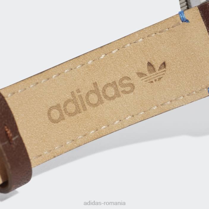 Adidas editia trei ceas argintiu unisex argintiu/maro 2JBN15811