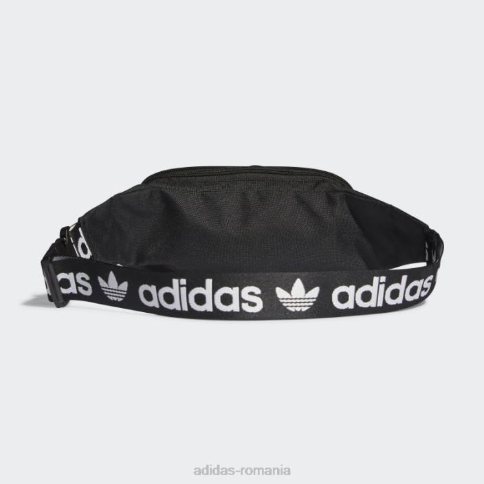 Adidas geantă neagră cu marca adicolor din bandă unisex alb negru 2JBN8135