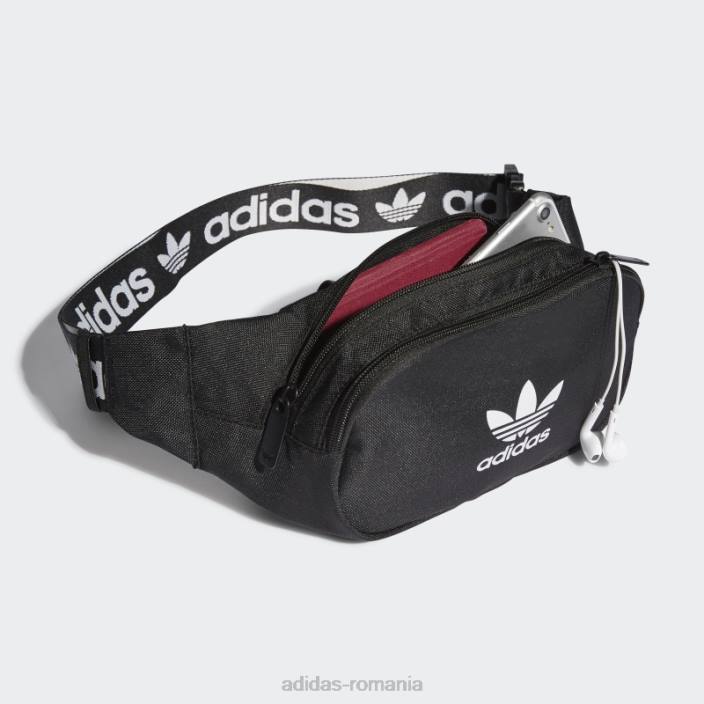 Adidas geantă neagră cu marca adicolor din bandă unisex alb negru 2JBN8135