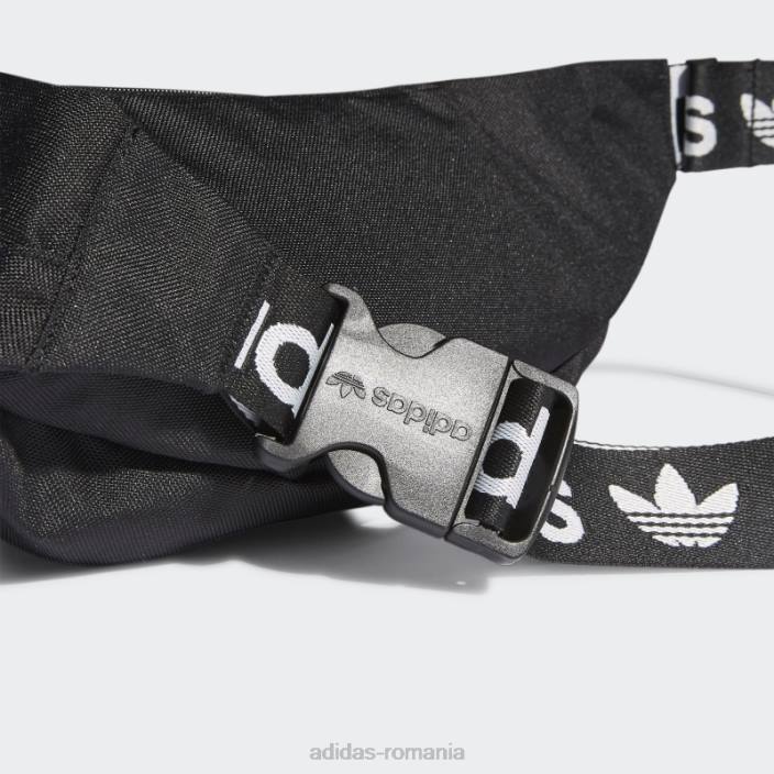 Adidas geantă neagră cu marca adicolor din bandă unisex alb negru 2JBN8135