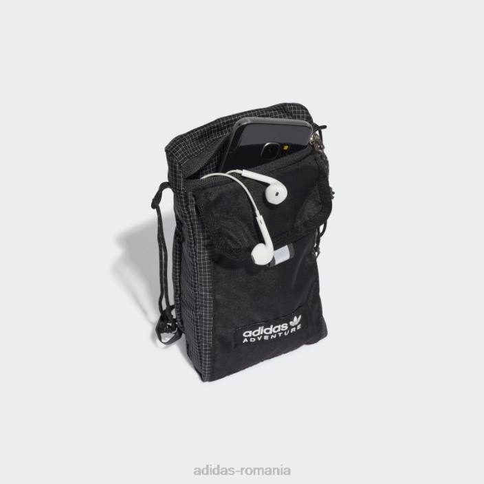 Adidas geantă steagul aventură mic fashion negru unisex negru 2JBN15633