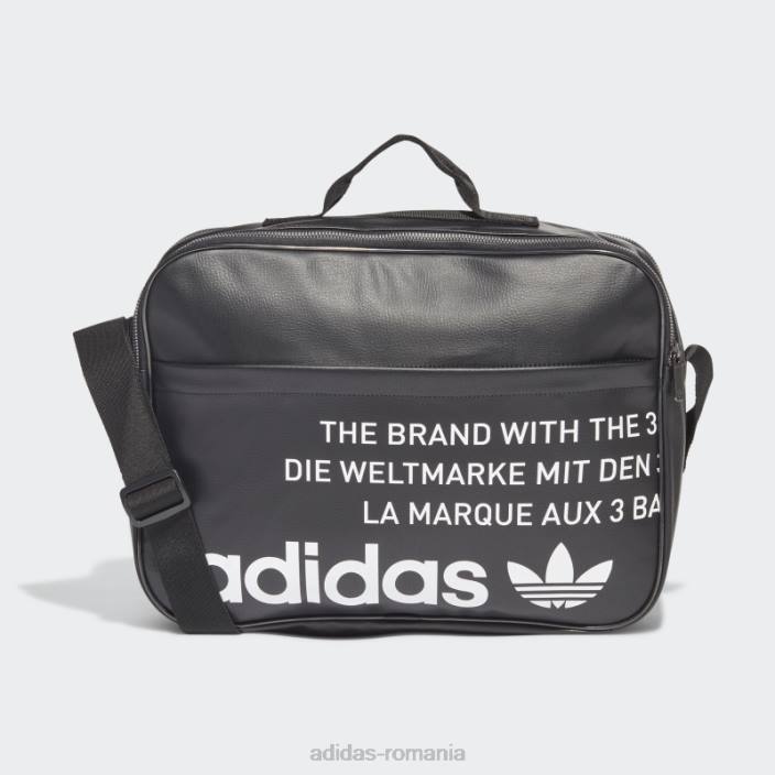 Adidas geanta de avion vintage neagra adidas unisex negru 2JBN7698