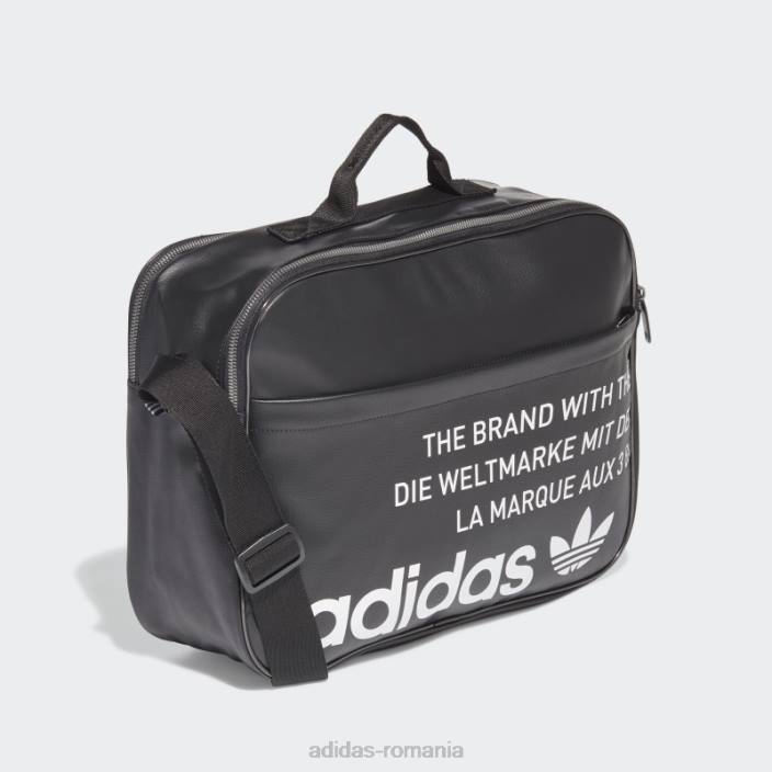 Adidas geanta de avion vintage neagra adidas unisex negru 2JBN7698